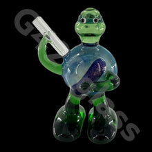 Load image into Gallery viewer, 4 inch Ninja Turtle Glass Pipe | Spoon Hookah Pipe Tobacco

