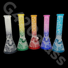 Load image into Gallery viewer, Heavy Duty Beaker Bong Sandblast | 14 Inch
