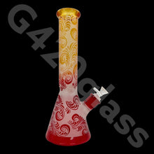 Load image into Gallery viewer, Heavy Duty Beaker Bong Sandblast | 14 Inch
