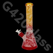 Load image into Gallery viewer, Heavy Duty Beaker Bong Sandblast | 14 Inch
