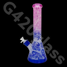 Load image into Gallery viewer, Heavy Duty Beaker Bong Sandblast | 14 Inch
