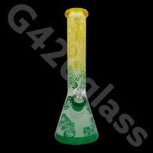 Load image into Gallery viewer, Heavy Duty Beaker Bong Sandblast | 14 Inch
