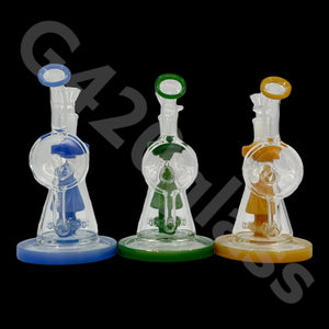8 inch Teapot Style Recycler Ice Bong | Water Pipe | USA