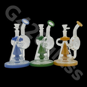 8 inch Teapot Style Recycler Ice Bong | Water Pipe | USA