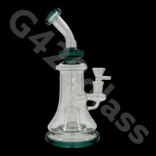 Load image into Gallery viewer, G420 Glass 9 Inch Bend Neck Vortex Recycler Rig Ice Water Pipes | USA
