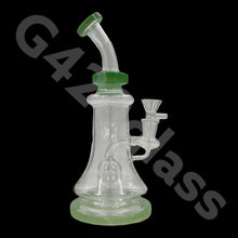 Load image into Gallery viewer, G420 Glass 9 Inch Bend Neck Vortex Recycler Rig Ice Water Pipes | USA
