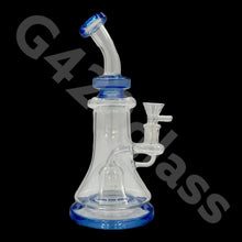 Load image into Gallery viewer, G420 Glass 9 Inch Bend Neck Vortex Recycler Rig Ice Water Pipes | USA
