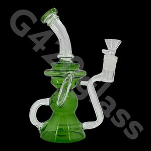 8 Inch Recycler Rig Ice Bong | Water Pipe | USA