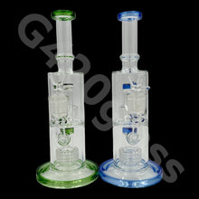 Load image into Gallery viewer, 11″ Tall Glass Double Lattice Shower head Chamber  Water Pipes
