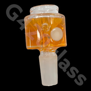 G420glass 10" Glycerin Water Pipe w/ Bubble Bowl  | Colors Vary