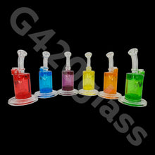Load image into Gallery viewer, G420glass 10&quot; Glycerin Water Pipe w/ Bubble Bowl  | Colors Vary

