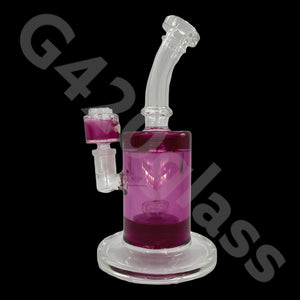 G420glass 10" Glycerin Water Pipe w/ Bubble Bowl  | Colors Vary