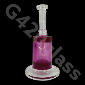 G420glass 10" Glycerin Water Pipe w/ Bubble Bowl  | Colors Vary