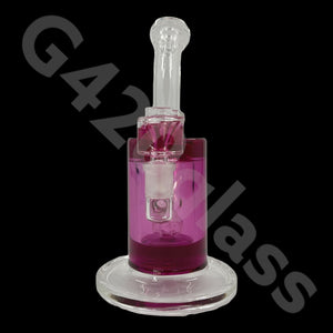 G420glass 10" Glycerin Water Pipe w/ Bubble Bowl  | Colors Vary