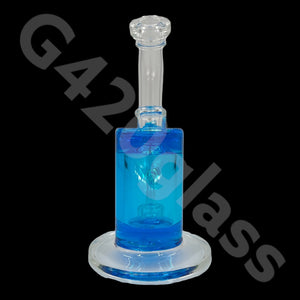 G420glass 10" Glycerin Water Pipe w/ Bubble Bowl  | Colors Vary