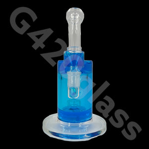 G420glass 10" Glycerin Water Pipe w/ Bubble Bowl  | Colors Vary