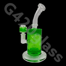 Load image into Gallery viewer, G420glass 10&quot; Glycerin Water Pipe w/ Bubble Bowl  | Colors Vary

