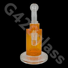 Load image into Gallery viewer, G420glass 10&quot; Glycerin Water Pipe w/ Bubble Bowl  | Colors Vary
