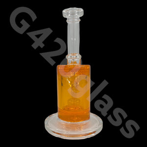 G420glass 10" Glycerin Water Pipe w/ Bubble Bowl  | Colors Vary