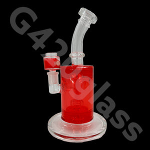 G420glass 10" Glycerin Water Pipe w/ Bubble Bowl  | Colors Vary