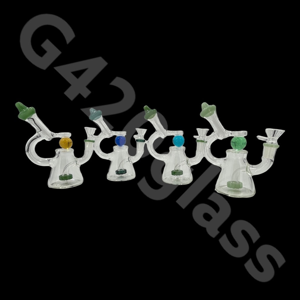 7 Inch Telescope Water Pipe | Glow in the Dark