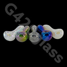 Load image into Gallery viewer, 4 Inch Electroplate Heady Glass Spoon Pipes | 5 Colors Available
