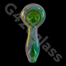 Load image into Gallery viewer, 4 Inch Electroplate Heady Glass Spoon Pipes | 5 Colors Available
