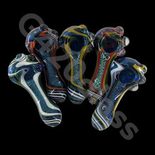 Load image into Gallery viewer, G420glass 4 Inch Cosmic Journey Dichroic Hand Pipe  | Color Varies
