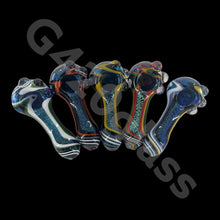 Load image into Gallery viewer, G420glass 4 Inch Cosmic Journey Dichroic Hand Pipe  | Color Varies
