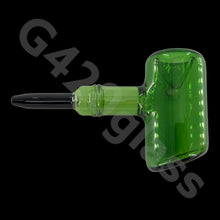 Load image into Gallery viewer, 6 Inch G420glass Axe Hammer Hand Pipe | Colors Vary
