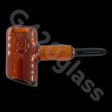 Load image into Gallery viewer, 6 Inch G420glass Axe Hammer Hand Pipe | Colors Vary
