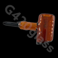 Load image into Gallery viewer, 6 Inch G420glass Axe Hammer Hand Pipe | Colors Vary
