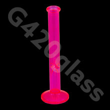 Load image into Gallery viewer, 12 Inch Straight Cylinder Neon Glass Ice Smoking Bong | Multi Color
