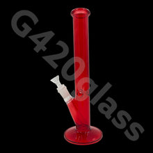 Load image into Gallery viewer, 12 Inch Straight Cylinder Neon Glass Ice Smoking Bong | Multi Color
