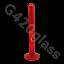 Load image into Gallery viewer, 12 Inch Straight Cylinder Neon Glass Ice Smoking Bong | Multi Color
