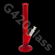 Load image into Gallery viewer, 12 Inch Straight Cylinder Neon Glass Ice Smoking Bong | Multi Color

