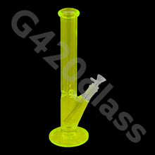Load image into Gallery viewer, 12 Inch Straight Cylinder Neon Glass Ice Smoking Bong | Multi Color
